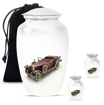 Large Urn With 2 Keepsake Urn