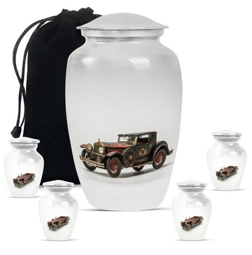 Large Urn With 4 Keepsake Urn