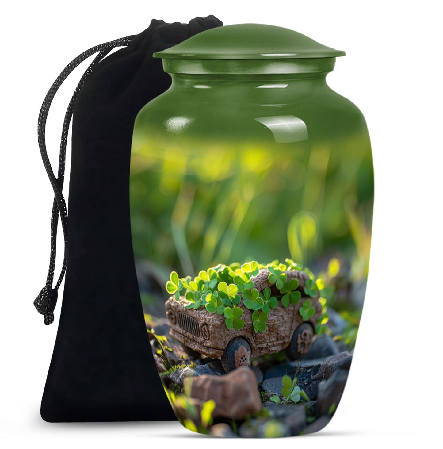 Car Theme Large Urn 10 Inch