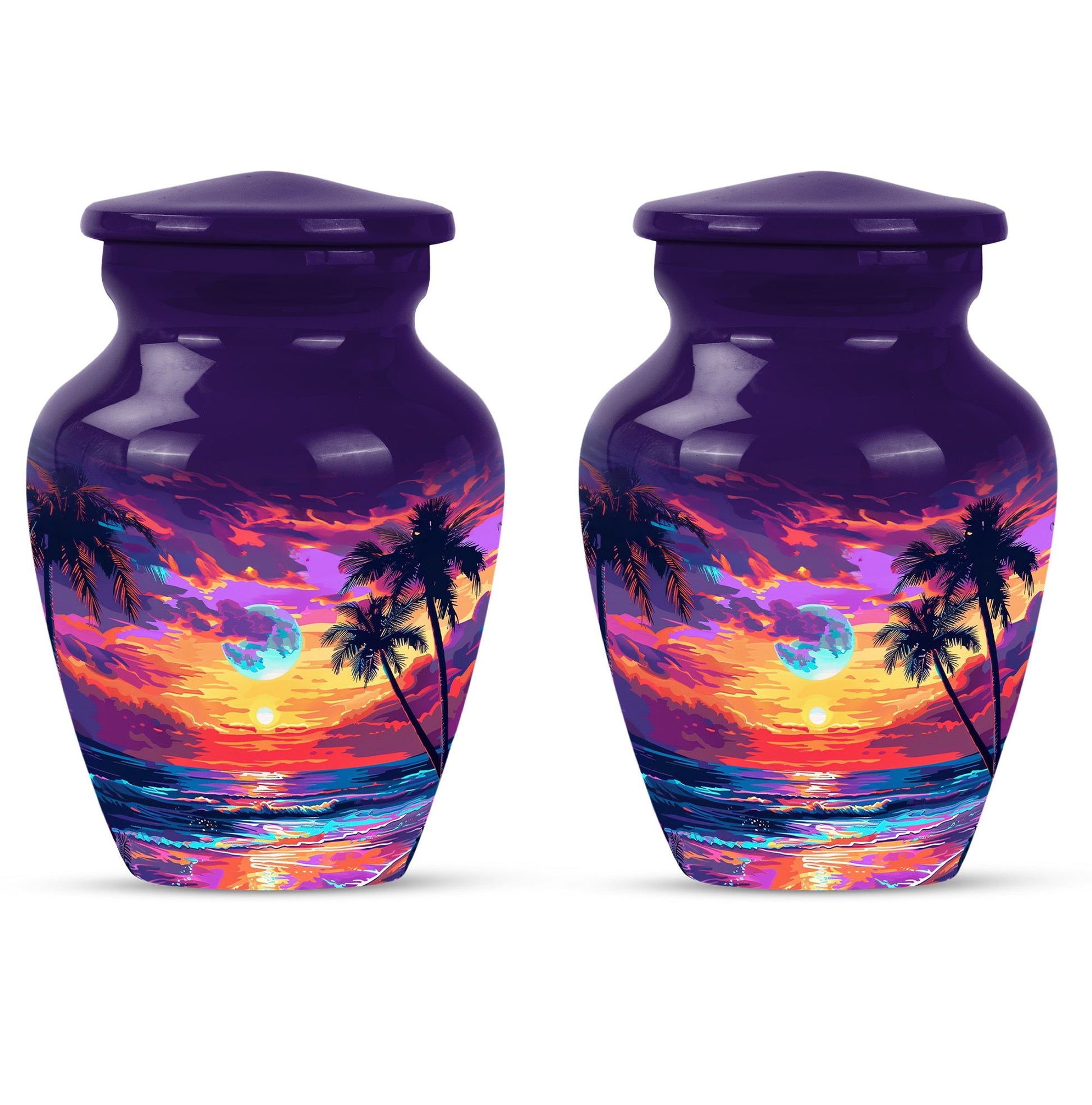 Sunset Theme 3 Inch Keepsake Pack of 2