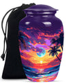 Sunset Theme Large Urn 10 Inch