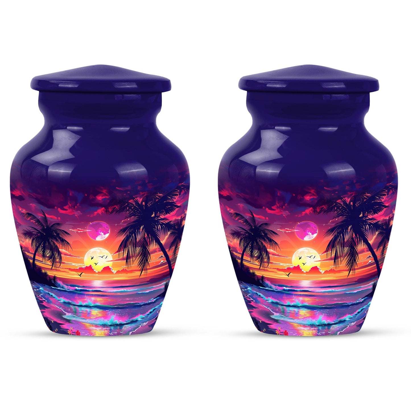 Sunset Theme 3 Inch Keepsake Pack of 2