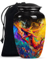 Dragon Theme Large Urn 10 Inch