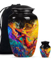 Dragon Theme Large Urn With 1 Keepsake Urn