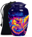 Dragon Theme Large Urn 10 Inch