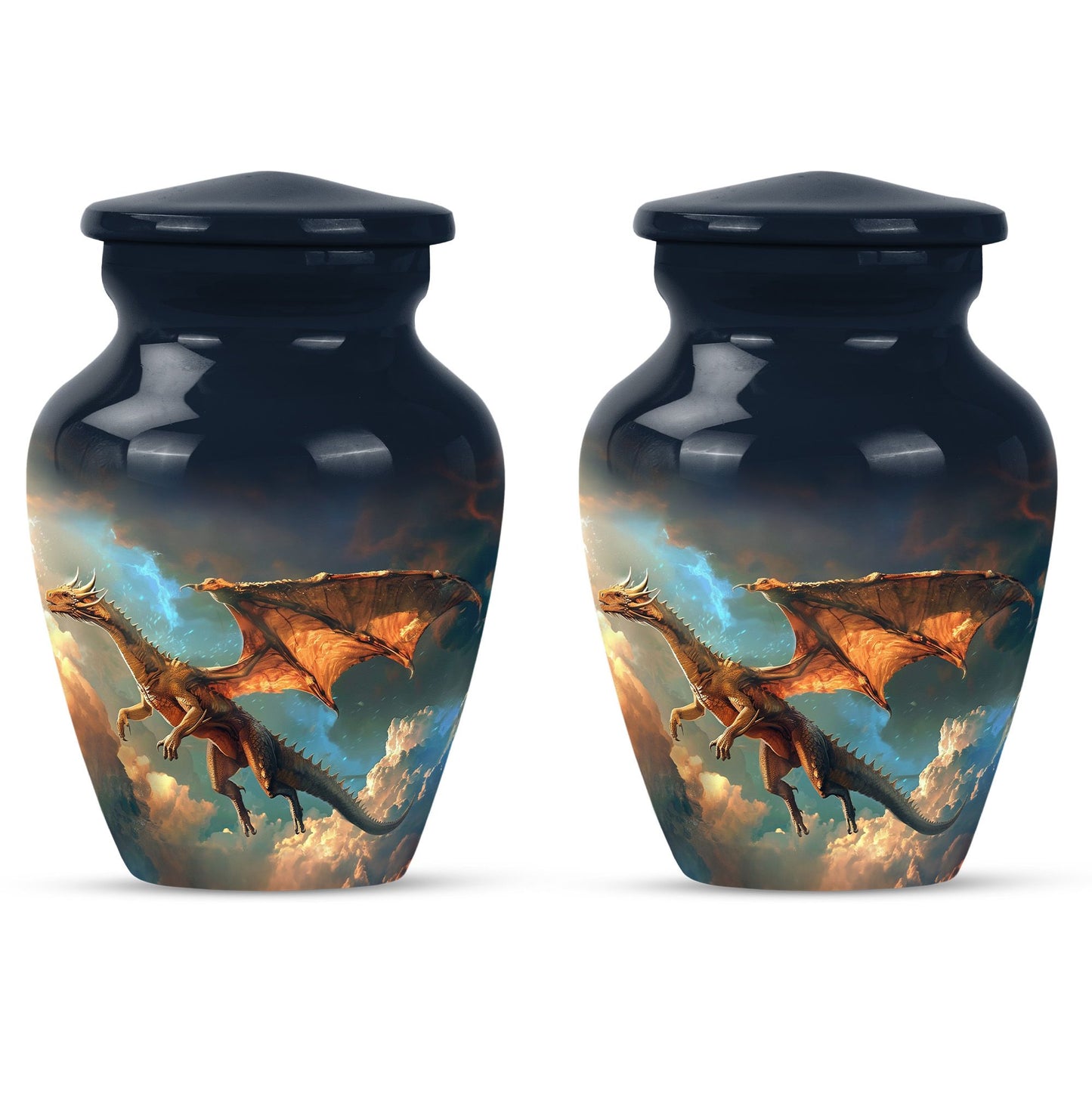Dragon Theme 3 Inch Keepsake Pack of 2