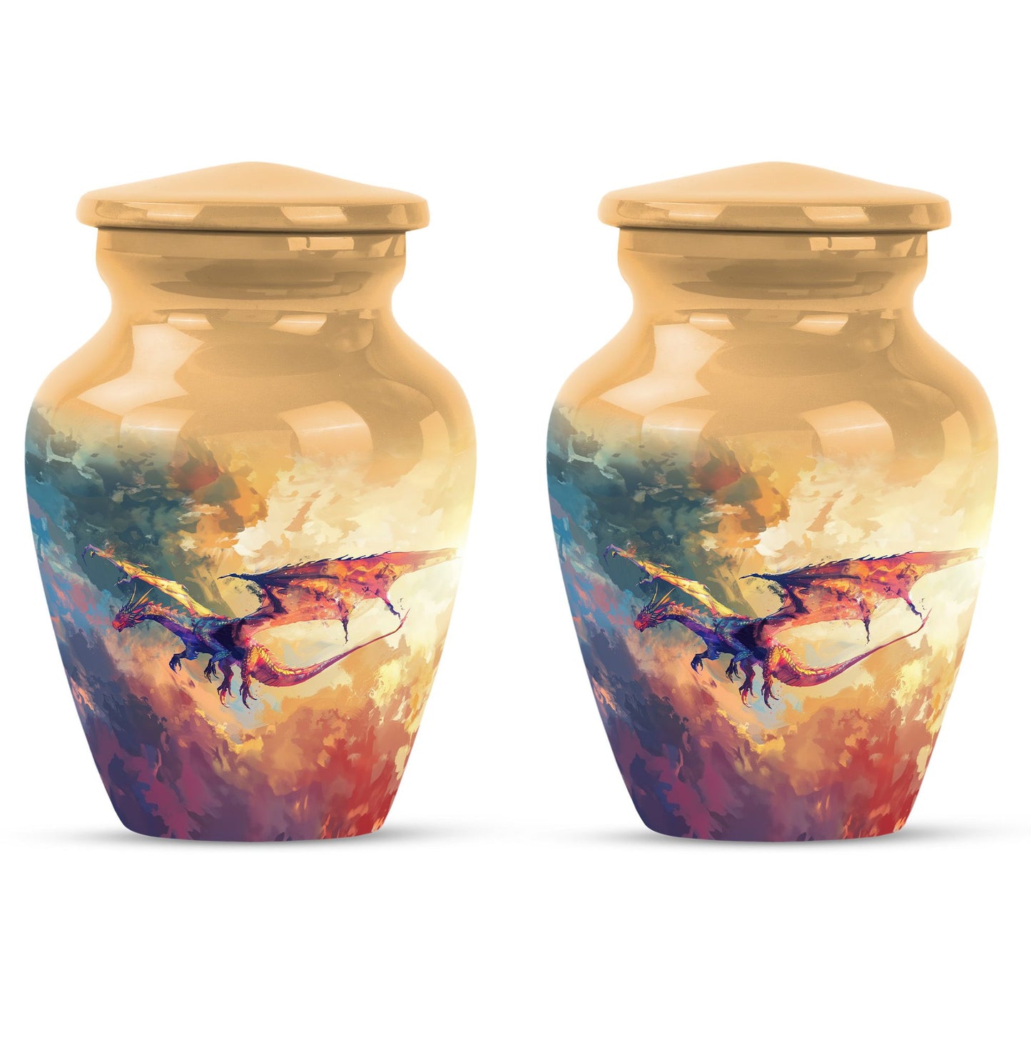 Dragon Theme 3 Inch Keepsake Pack of 2