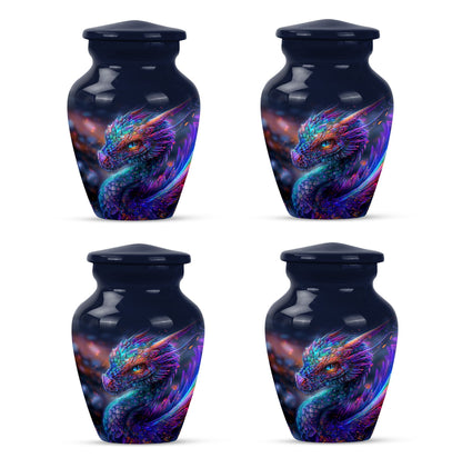 Dragon Theme 3 Inch Keepsake Pack of 4