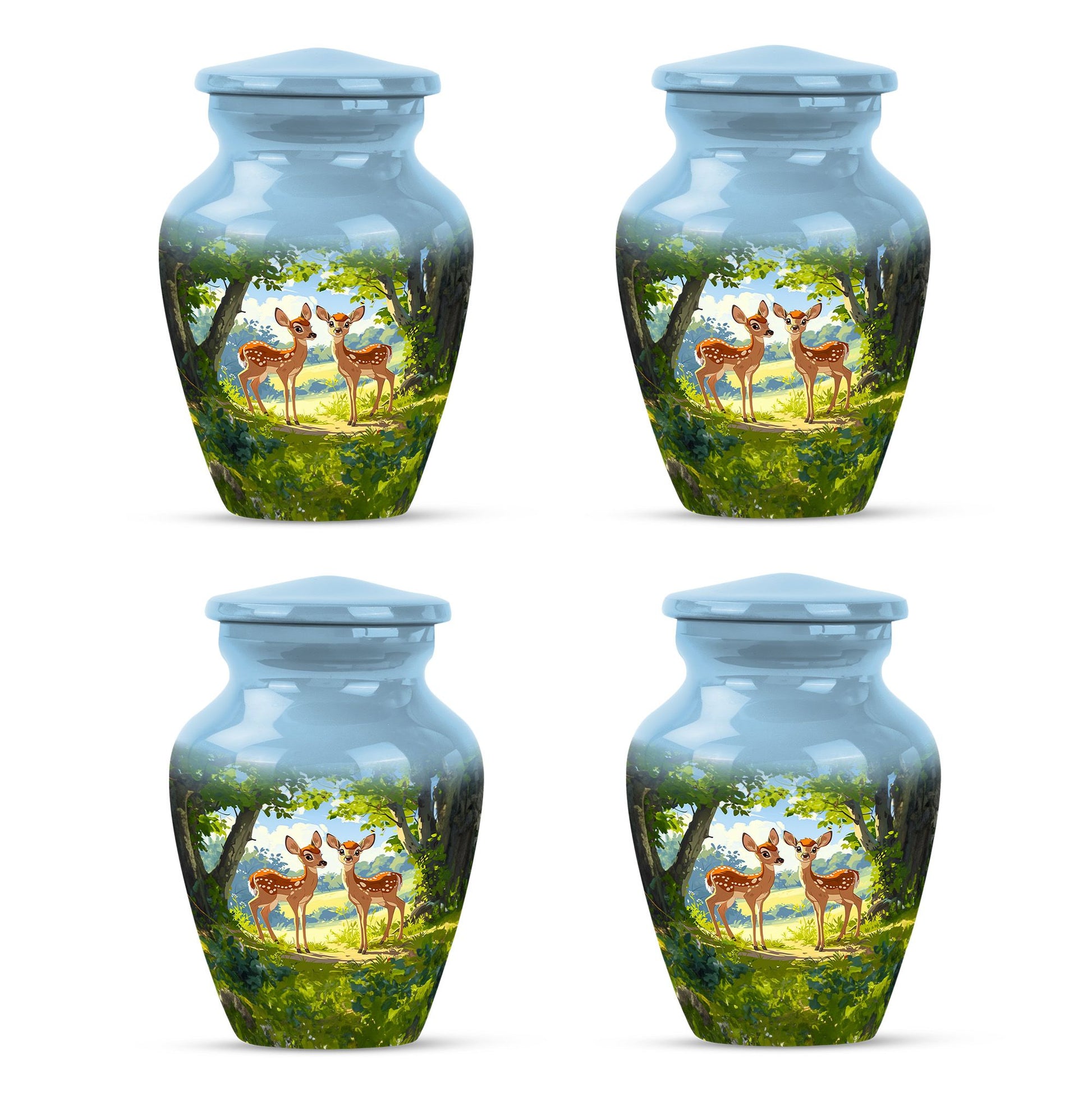 Deer Theme 3 Inch Keepsake Pack of 4