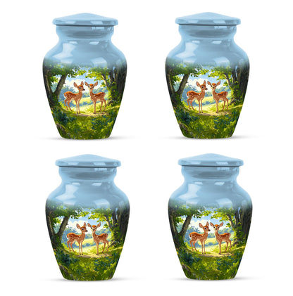 Deer Theme 3 Inch Keepsake Pack of 4