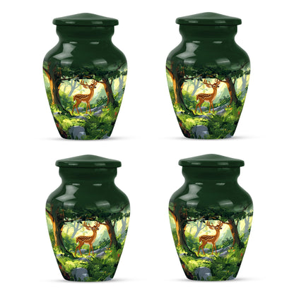 Deer Theme 3 Inch Keepsake Pack of 4