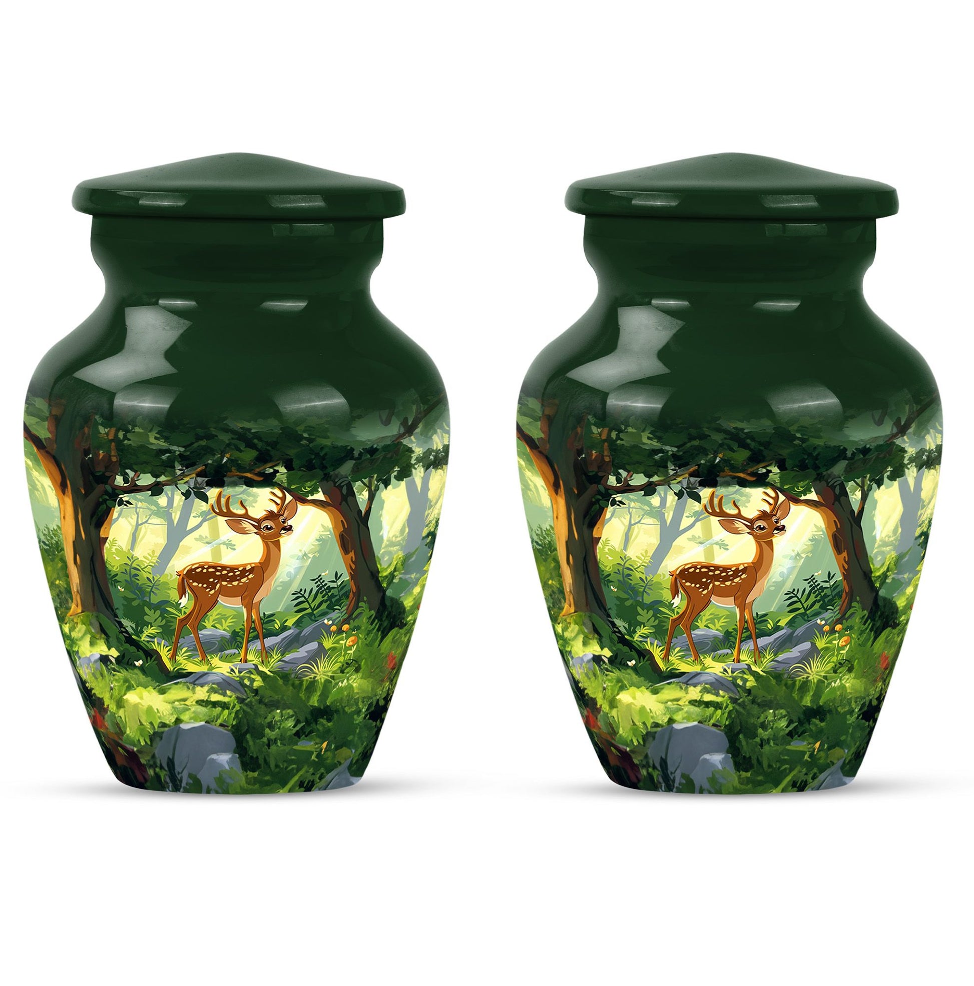 Deer Theme 3 Inch Keepsake Pack of 2