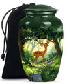 Deer Theme Large Urn 10 Inch