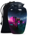 Neon Truck Urn for Ashes – Trucker Memorial Keepsakes For Ashes