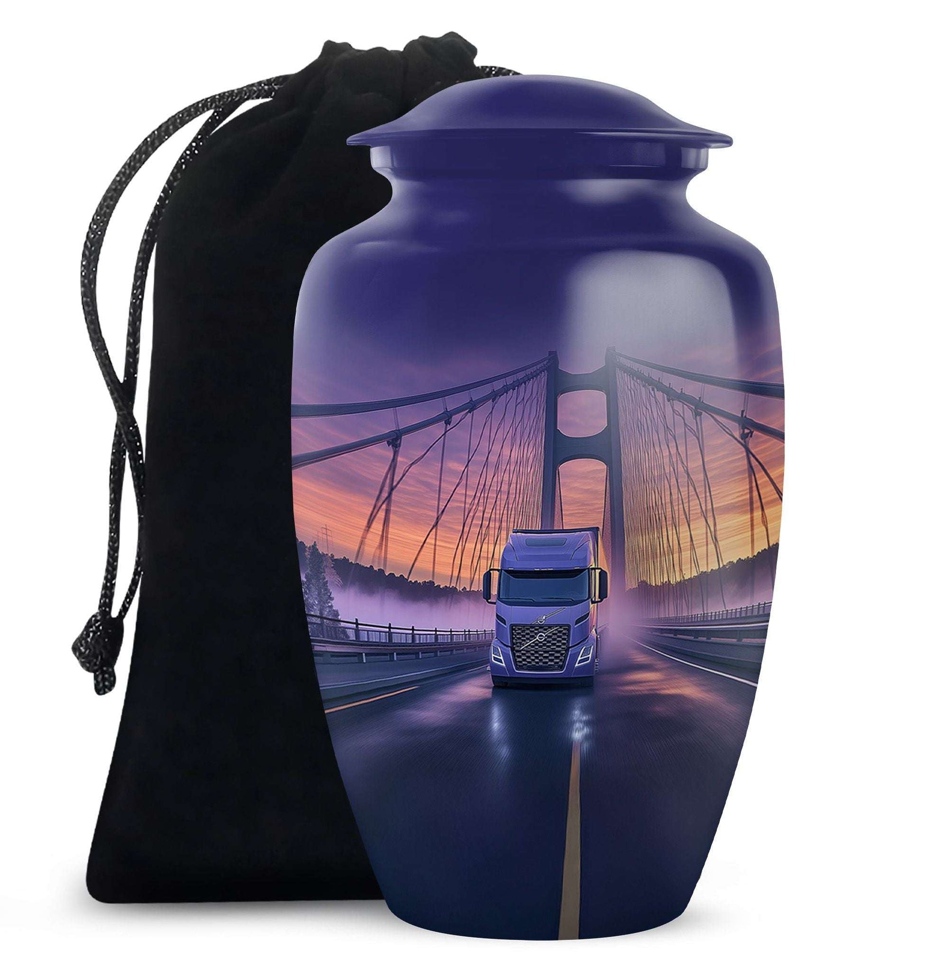 Truck Urn Burial Urns For Humans – Trucker Memorial Ashes Keepsake