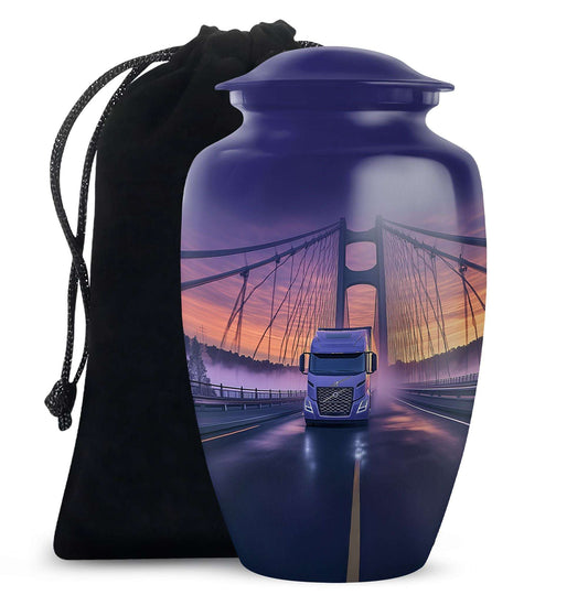 Truck Urn Burial Urns For Humans – Trucker Memorial Ashes Keepsake