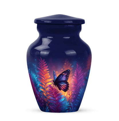 Harmonious Butterfly Cremation Urns for Human Ashes - Blue - Yatskia