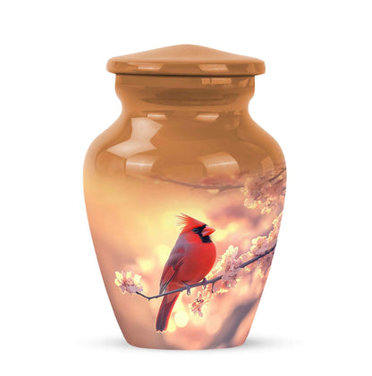 Blessed Cardinal Cremation Urns for Human Ashes - Gold - Yatskia