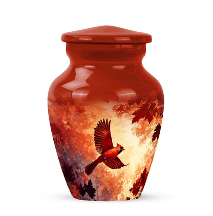 Hallowed Cardinal Cremation Urns for Human Ashes - Red 10-inch - Yatskia