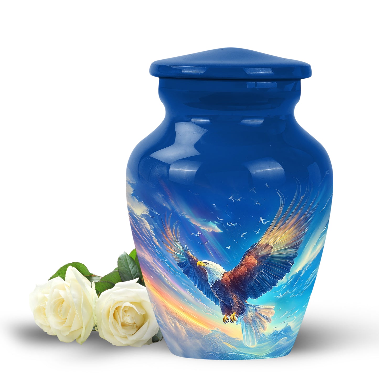 Blue Eagle Cremation Urns - Opulent Sanctuary 10-inch, 200 cu in - Yatskia