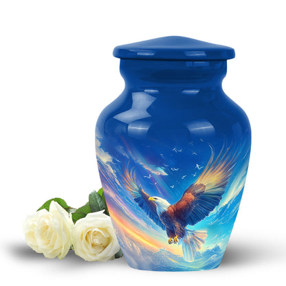 Blue Eagle Cremation Urns - Opulent Sanctuary 10-inch, 200 cu in - Yatskia