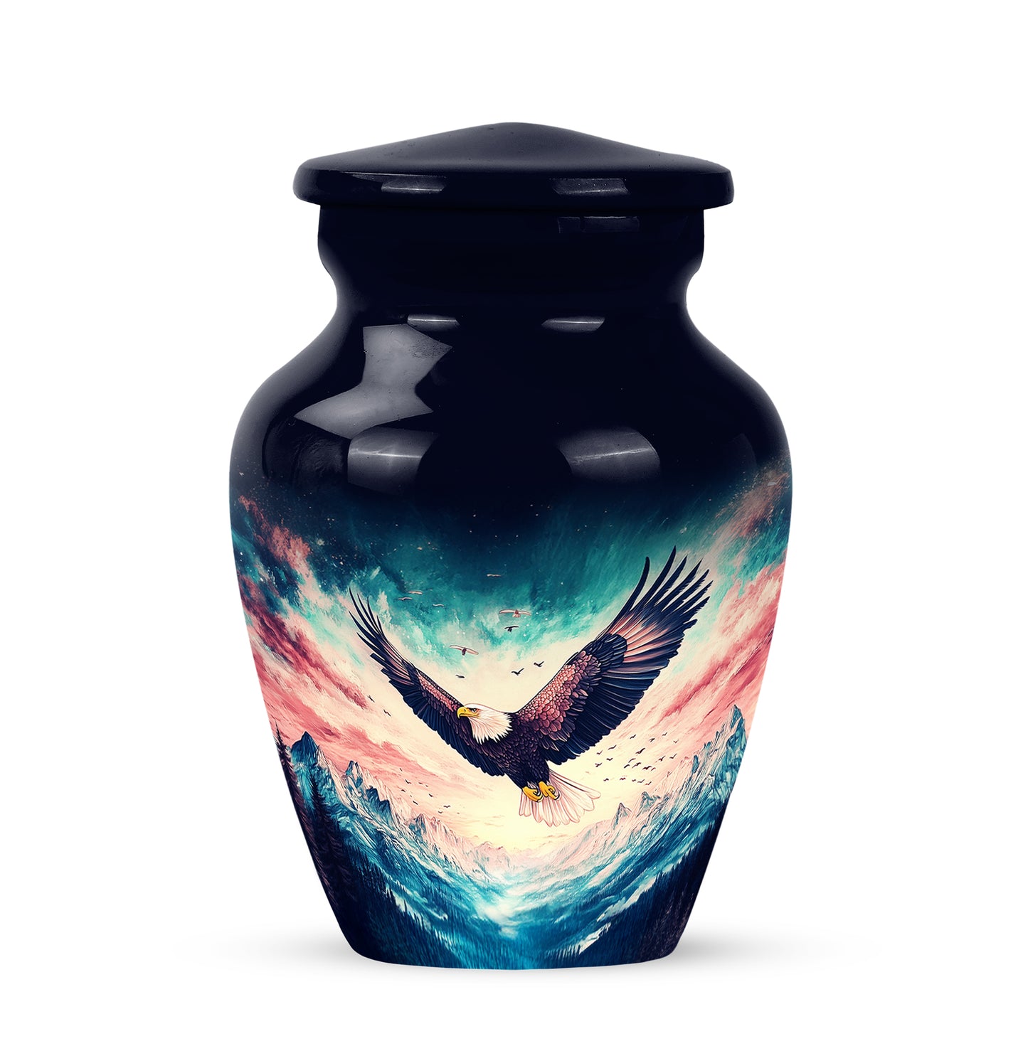 Blue Eagle Legacy Cremation Urns for Human Ashes - 10-inch, 200 cu in - Yatskia