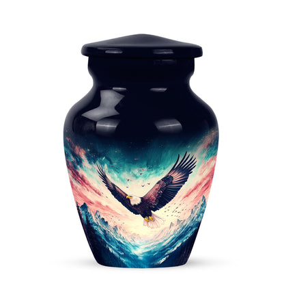 Blue Eagle Legacy Cremation Urns for Human Ashes - 10-inch, 200 cu in - Yatskia