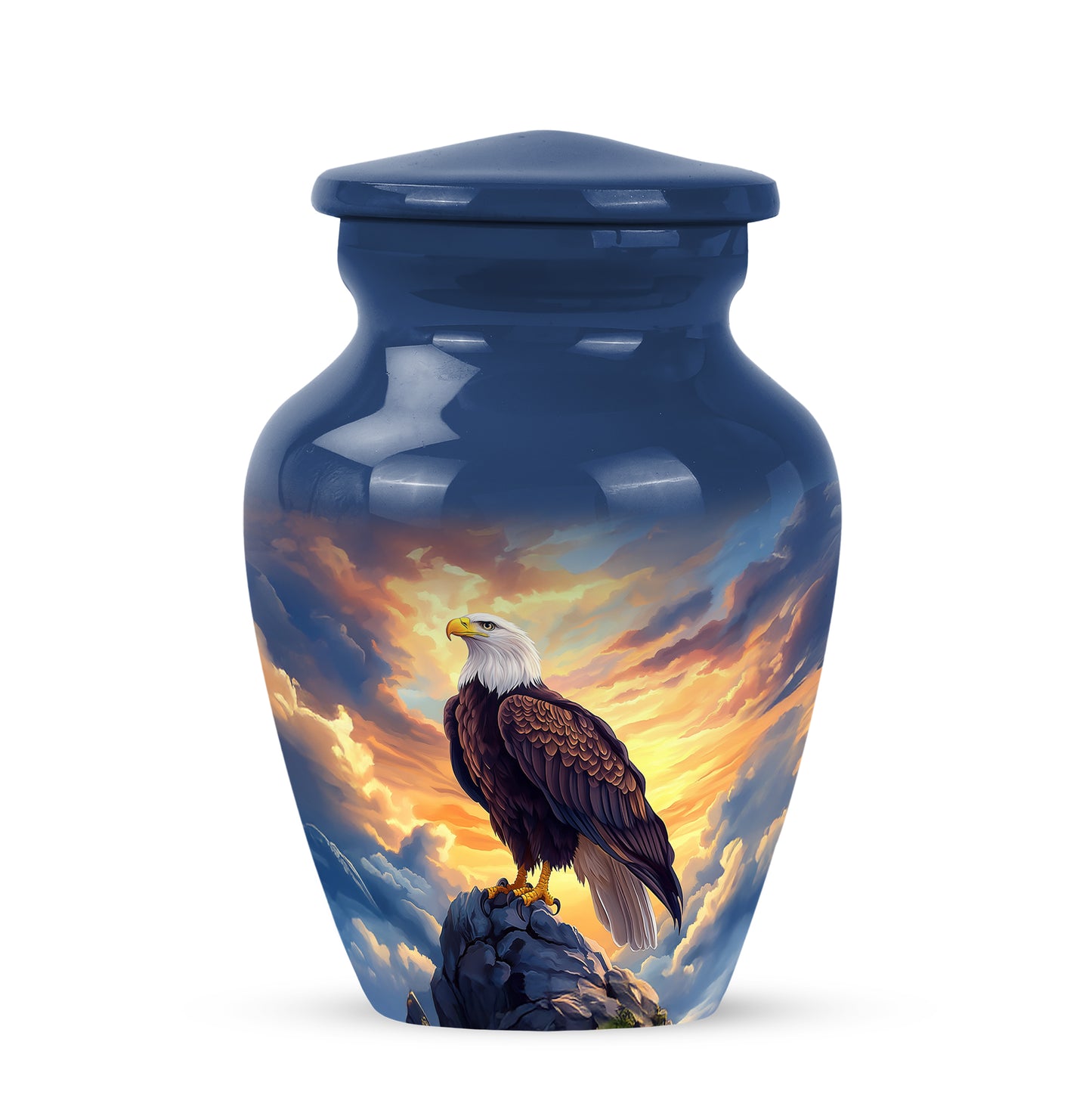 Blue Eagle Cremation Urns - Glorious Testament 10-inch, 200 cu in - Yatskia