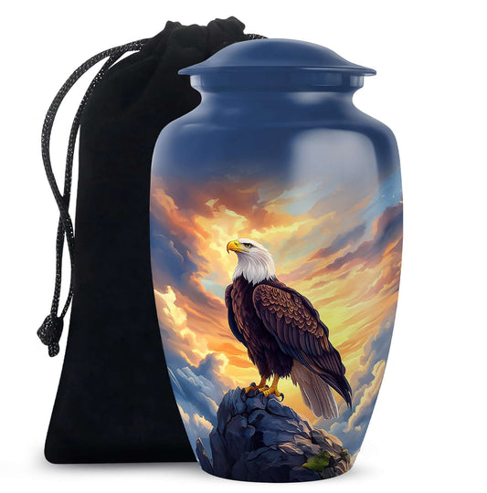 Eagle Funeral Cremation Urns For Ashes – Bird Keepsake Urns For Men