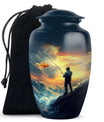 Fisherman Urn for Ashes – Sunset Cremation Urn Adult Large