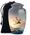 Dragonfly Urn For Ashes For Women – Peaceful Sunset Urn For Adult female