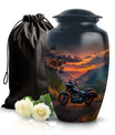 Motorcycle Cremation Urn – Sunset Mountain Large Urns For Female & Male