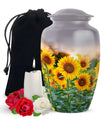 Sunflower Field Urn Human Ashes Large – Cremation Keepsakes For Men