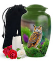 Owl Cremation Urn for Memorial Ceremony – Green Memorial Keepsakes For Ashes