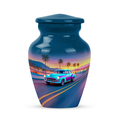 Personalized Car Cremation Urns - Tranquil Blue - Yatskia