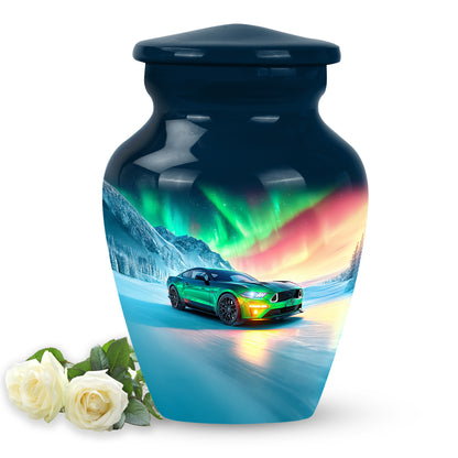 Blue Car Heritage Cremation Urns for Human Ashes - Yatskia