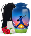 Baseball Memorial Urn For Ashes Adult Male – Sports Memorial Tribute Urn Keepsake