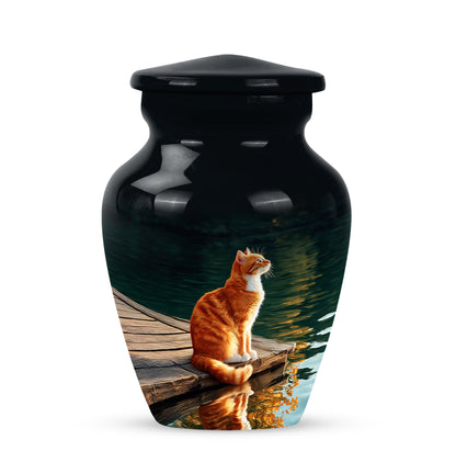 Everlasting Black Cat Legacy Urn for Human Ashes - Yatskia
