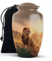 Lion Cremation Urn for Ashes - Lion Funeral Urn for Men Ashes