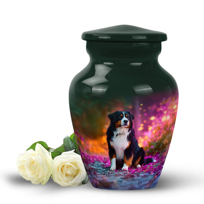 Green Treasured Dog Cremation Urns for Human Ashes - 10-inch, 200 cu in - Yatskia