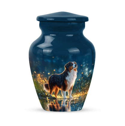 Blue Dog Cremation Urns - Enduring Comfort 10-inch, 200 cu in - Yatskia