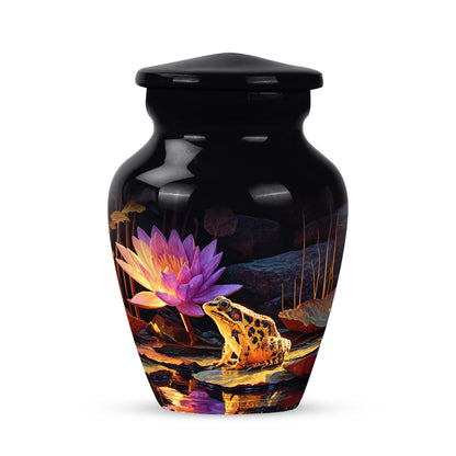Black Frog Heritage Cremation Urns for Human Ashes - 10-inch, 200 cu in - Yatskia