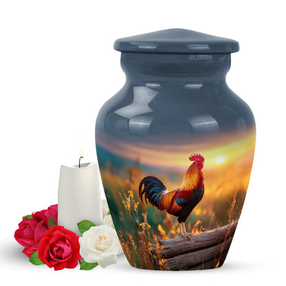 Hallowed Hen Cremation Urns for Human Ashes - Blue 10-inch - Yatskia