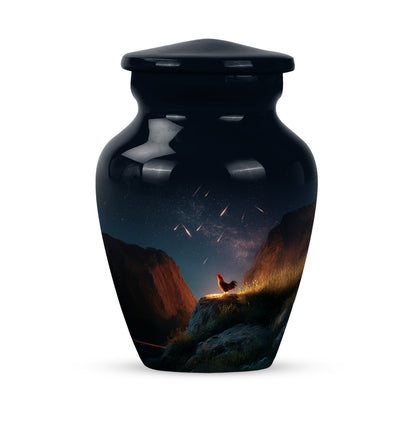 Personalized Blue Hen Cremation Urns for Ashes - Majestic 10-inch - Yatskia