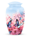 Blue Butterfly Urns For Ashes Size 10inch
