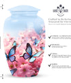 Blue Butterfly Urns For Ashes Size 10inch