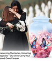 Blue Butterfly Urns For Ashes Size 10inch