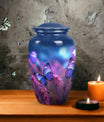 Butterfly On Purple Meadow Urns For Ashes For Adults Size 10inch