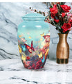 Colorful Butterflies Fly In A Meadow Companion Urns Size 10inch