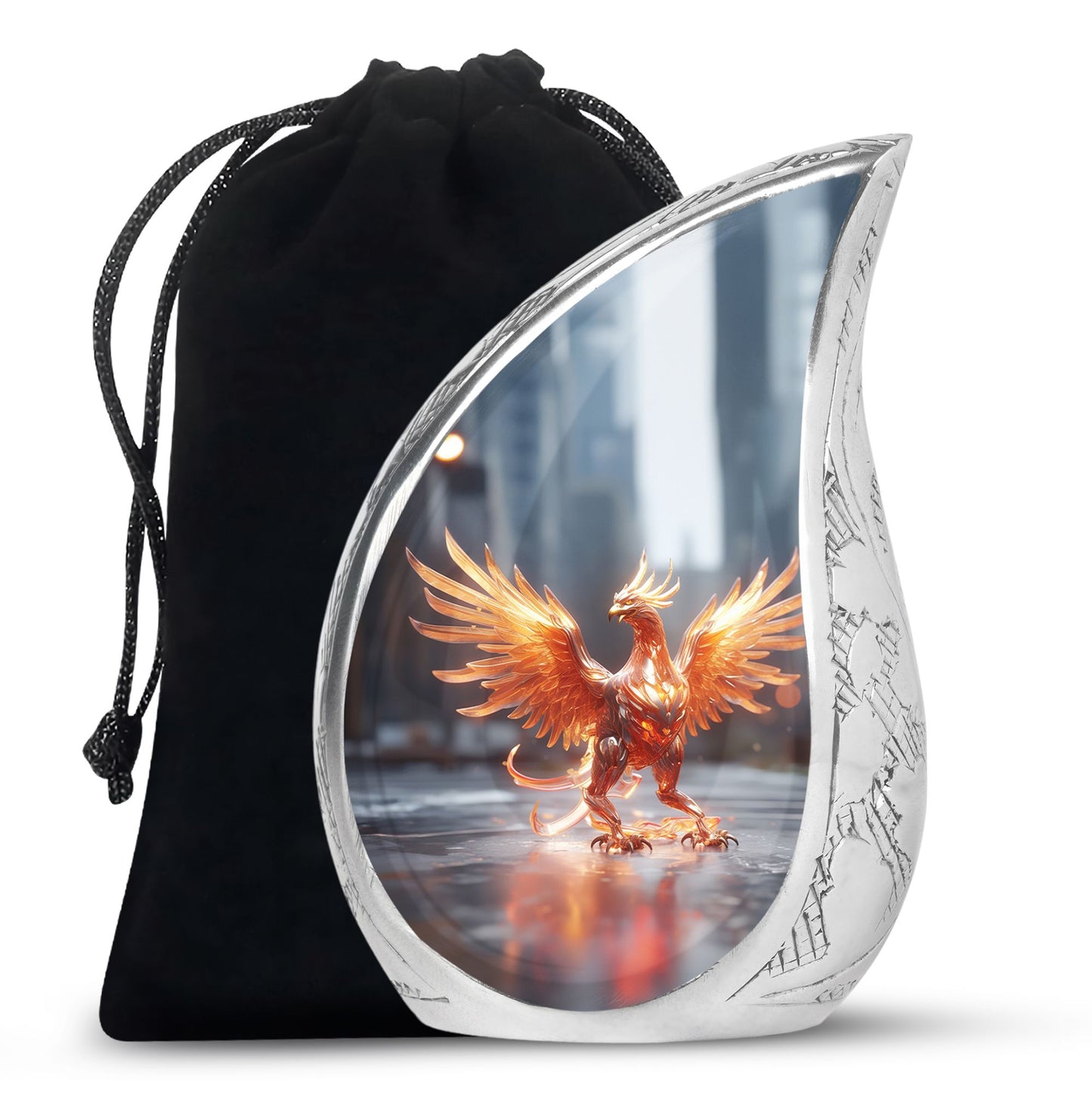 Phoenix Urn: Decorative Burial & Funeral Decoration For Adults